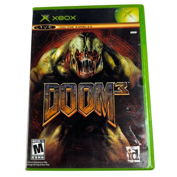 Doom 3 (Microsoft Xbox, 2005) CIB Tested Working - Picture 1 of 4